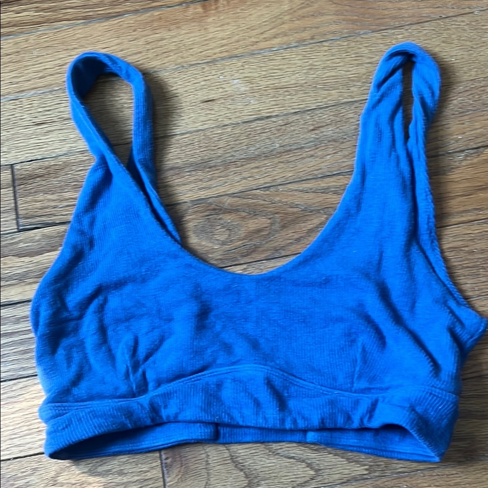 Vibrant Blue Sports Bra for Women